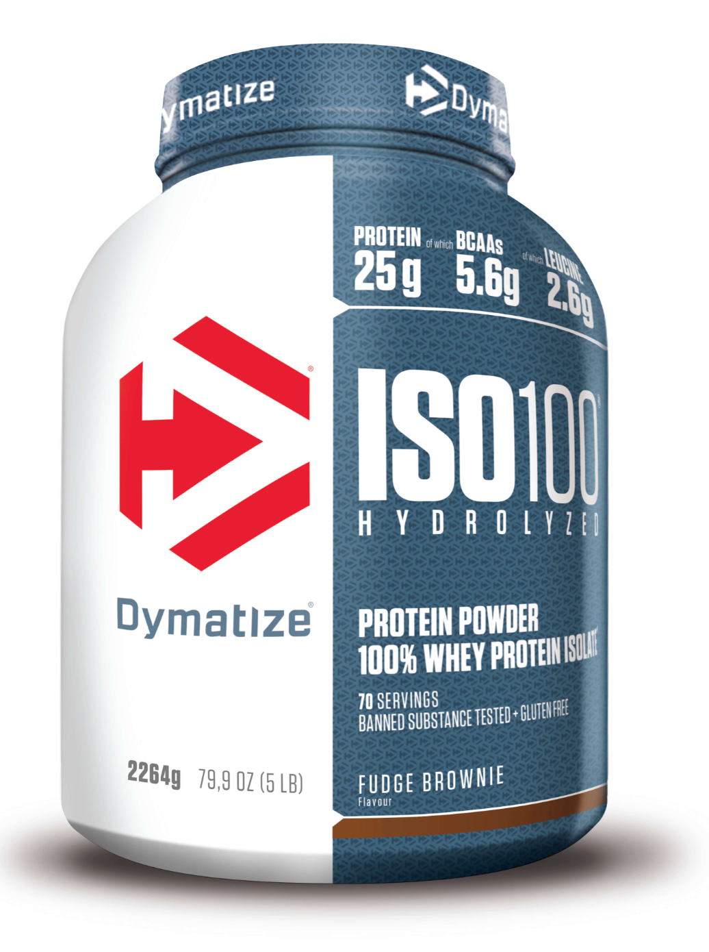 Dymatize Iso 100 HYDROLYZED 2.27Kg - Fudge Brownie