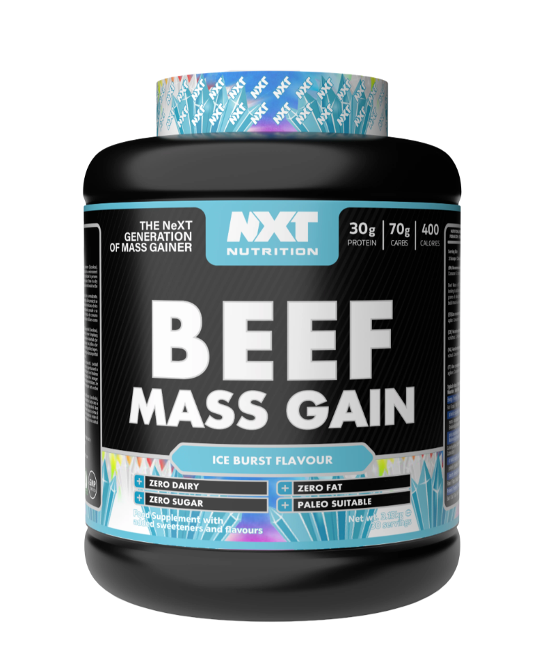 NXT Nutrition Beef Mass Gain 3.15kg Ice Blast