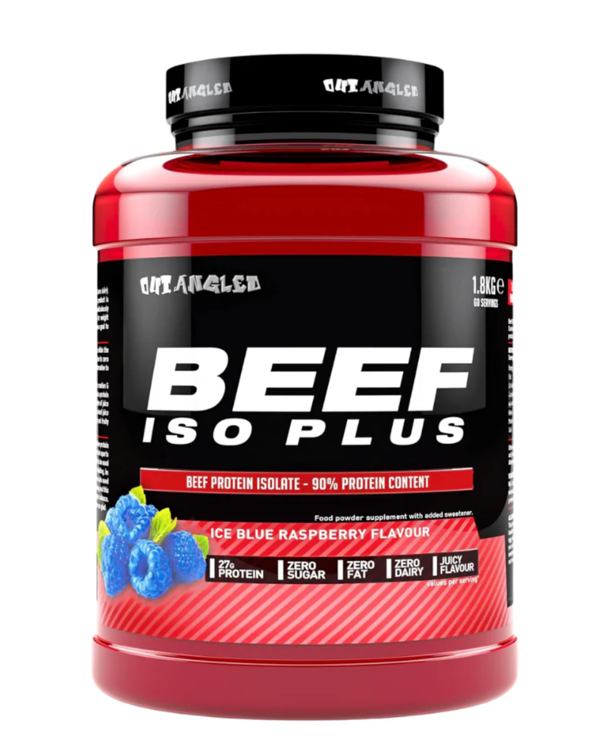 Outangled Beef Iso Plus 1.8kg Ice Blue Raspberry