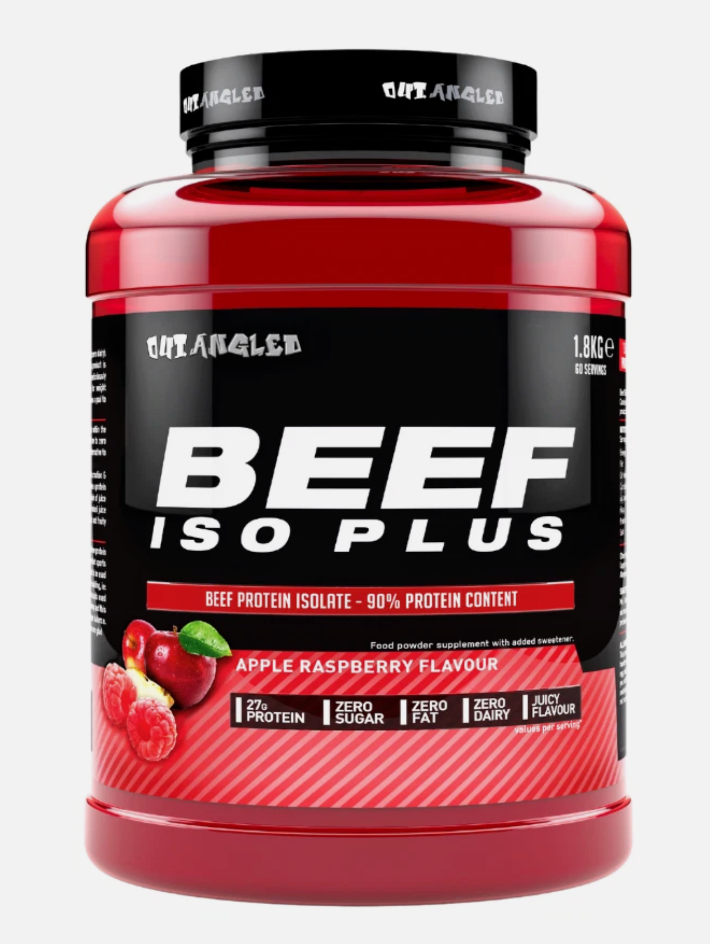 Outangled Beef Iso Plus 1.8kg Apple Raspberry