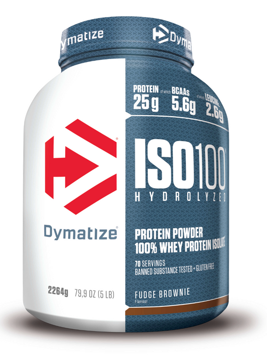 Dymatize Iso 100 HYDROLYZED 2.27Kg - Fudge Brownie