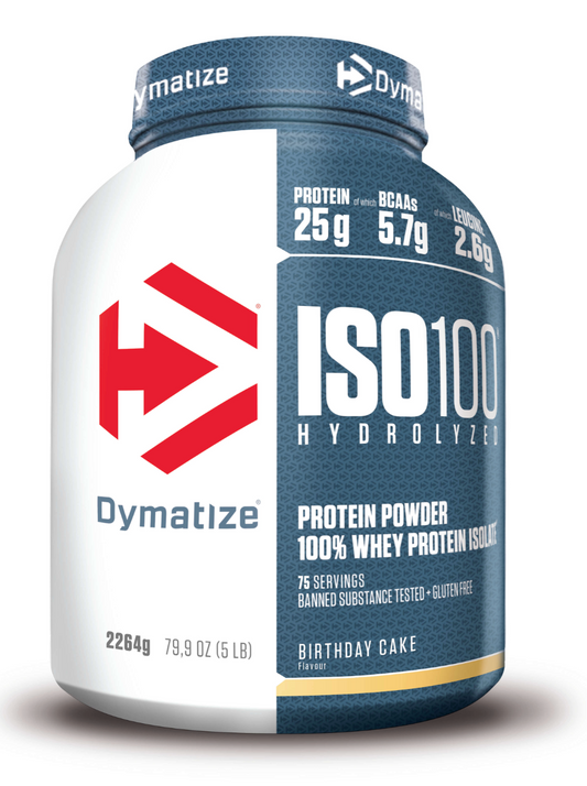 Dymatize Iso 100 HYDROLYZED 2.27Kg - Birthday Cake