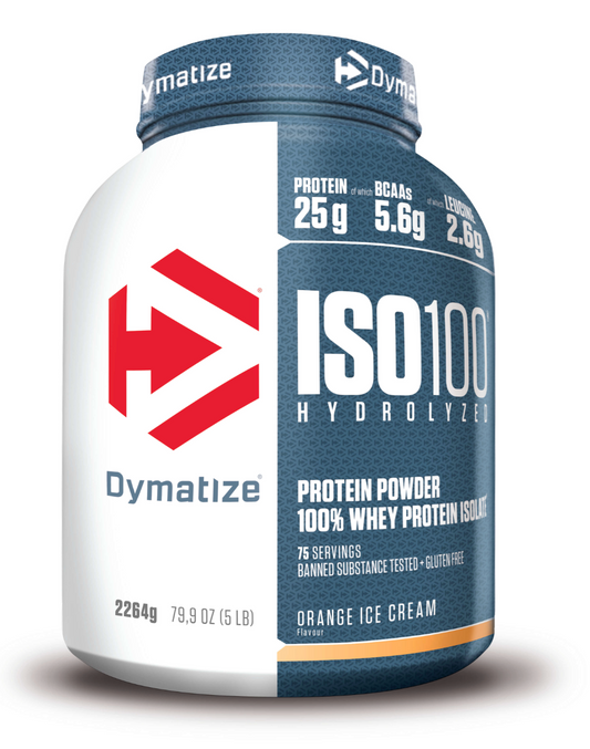 Dymatize Iso 100 HYDROLYZED 2.27Kg - Orange Ice Cream