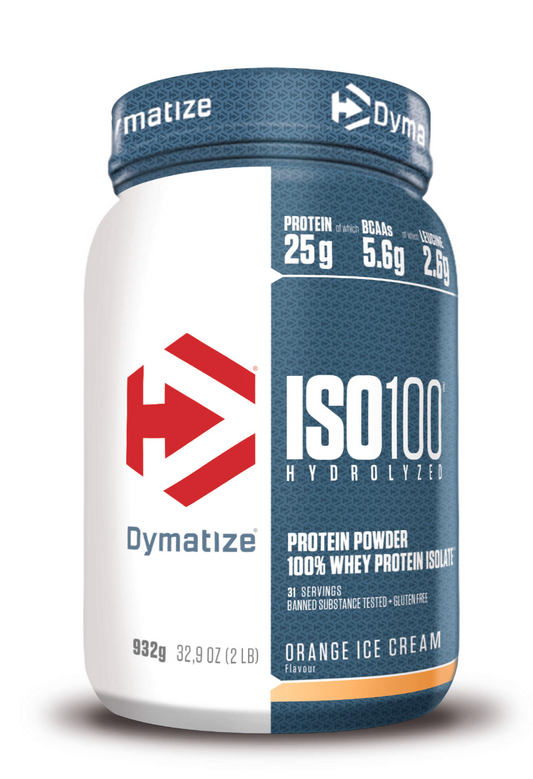 Dymatize Iso 100 HYDROLYZED 932g - Orange Ice Cream