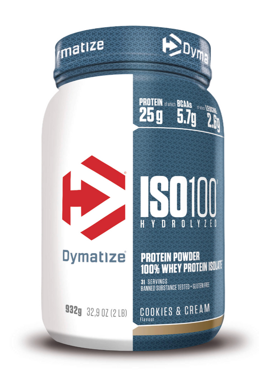 Dymatize Iso 100 HYDROLYZED 932g - Cookies and Cream