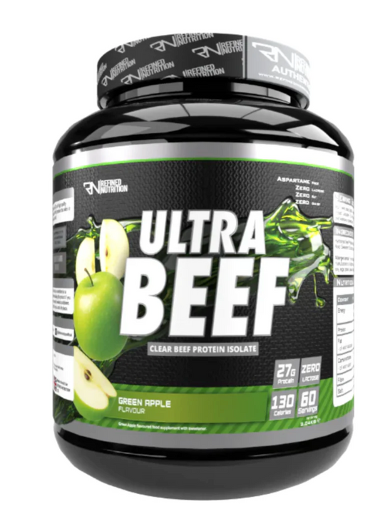 Beef Protein Isolate 2.04kg - Refined Nutrition (Green Apple)