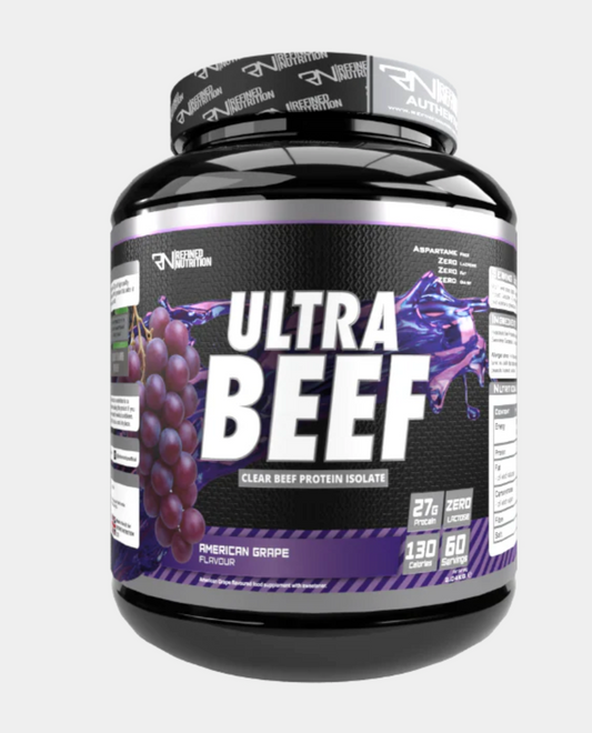 Beef Protein Isolate 2.04kg - Refined Nutrition (American Grape)
