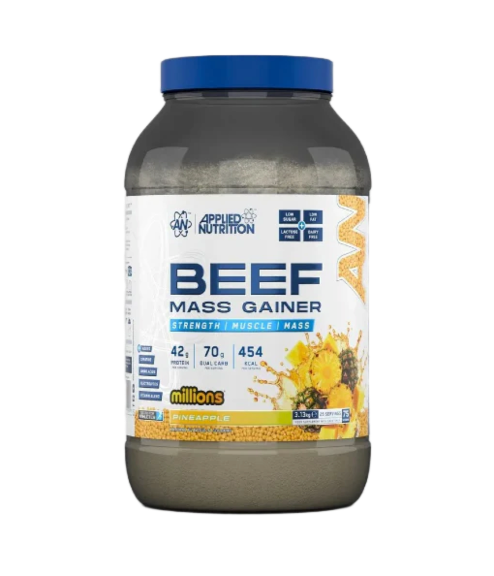 Beef Mass Gainer 3.13kg - Applied Nutrition (Pineapple Millions)
