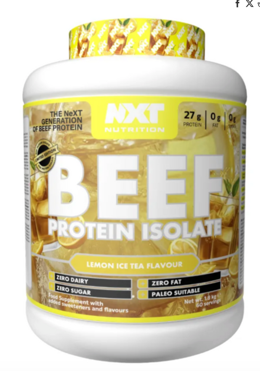 Beef Protein Isolate 540g - NXT Nutrition (Lemon Ice Tea)