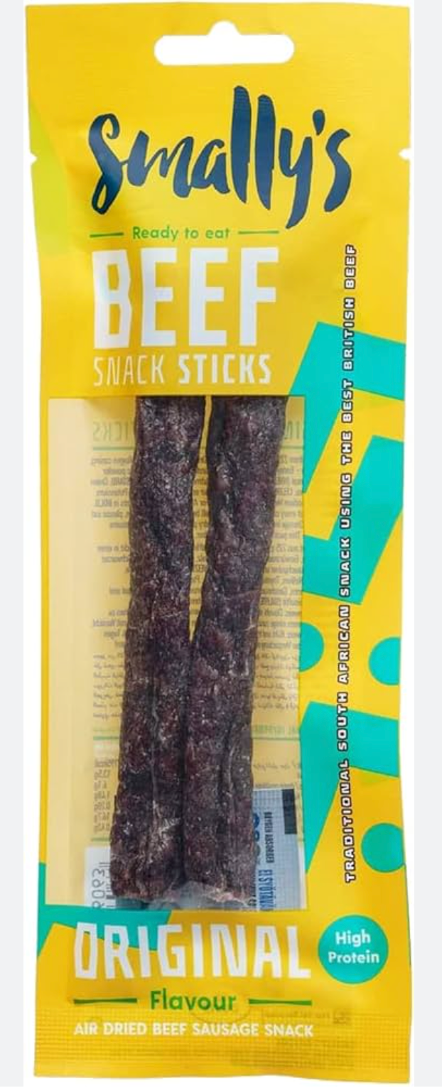 Smally's Beef Snack Sticks 15x40g Original