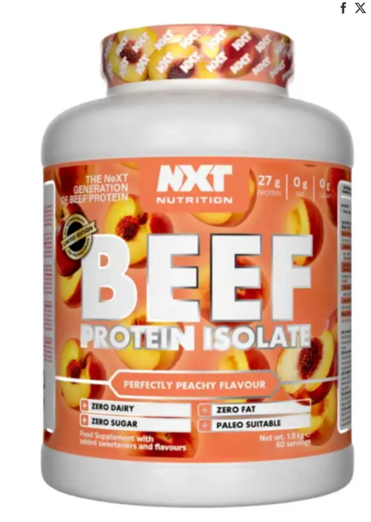 Beef Protein Isolate 1.8kg - NXT Nutrition (Perfectly Peachy)