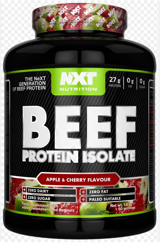 Beef Protein Isolate 1.8kg - NXT Nutrition (Apple Cherry)