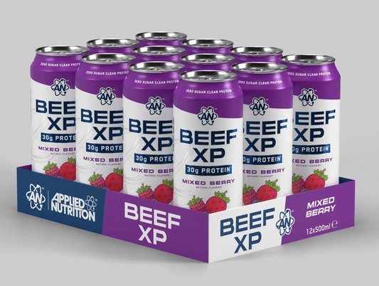 Beef Protein RTD 12x500ml - Applied Nutrition (Mixed Berry)