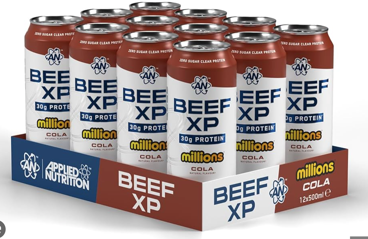 Beef Protein RTD 12x500ml - Applied Nutrition (Millions Cola)