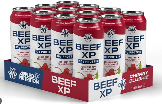 Beef Protein RTD 12x500ml - Applied Nutrition (Cherry Slushie)