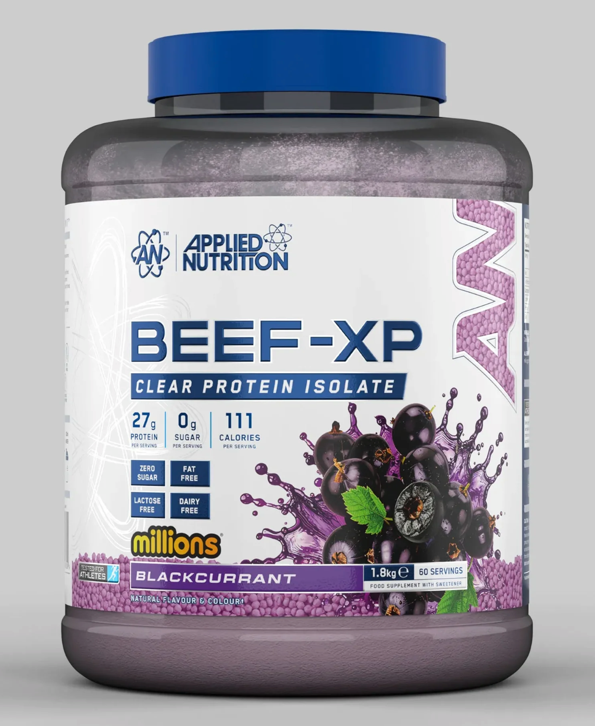 Beef Protein Isolate 1.8kg - Applied Nutrition (Blackcurrant Millions)