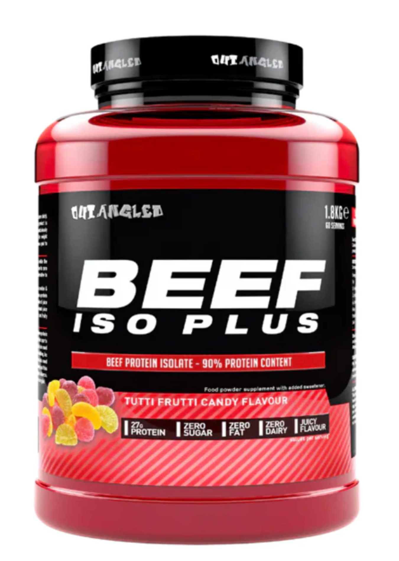 Outangled Beef Iso Plus 1.8kg Tutti Fruitti Candy